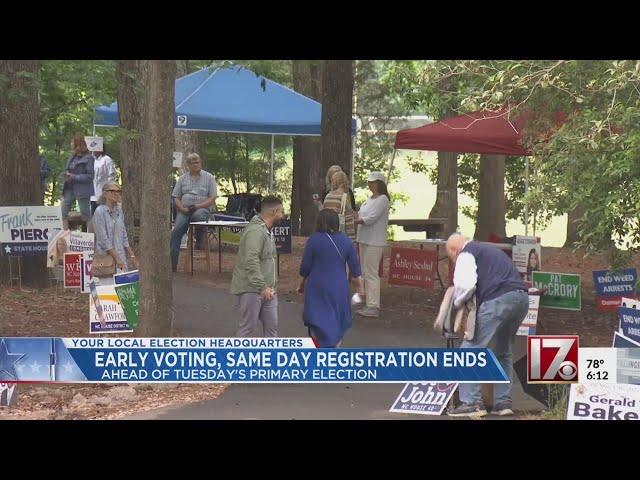 Early voting numbers in Wake County surpass those of 2018 primary