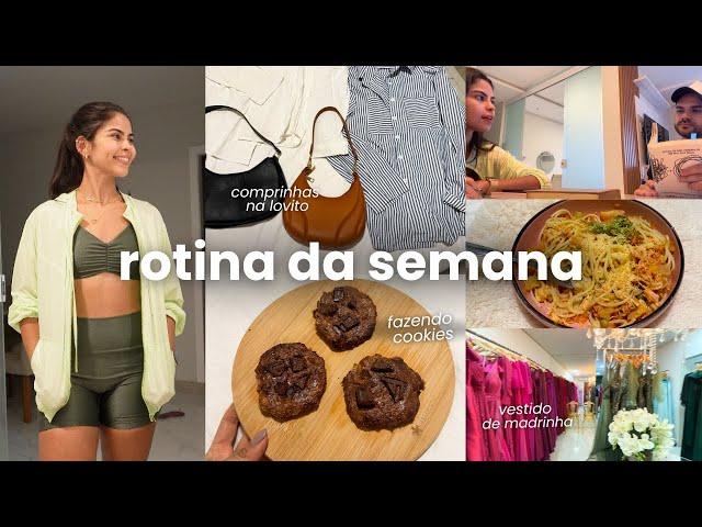 novas metas, desabafo sobre gastos do casamento, provando looks fitness, fazendo cookies saudável