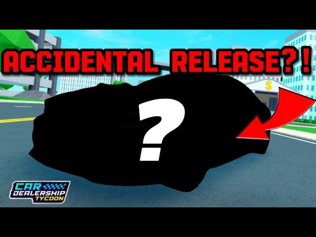 THIS CAR GOT "RELEASED" ACCIDENTALLY IN Car dealership tycoon?! | Mird CDT