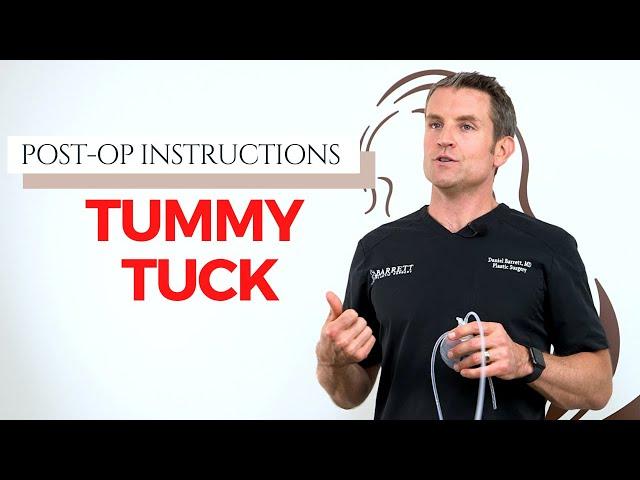 Tummy Tuck Post-op Instructions | Dr. Barrett Beverly Hills