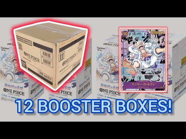 Opening Entire Case Of One Piece! OP-05 Awakening Of The New Era Booster Box TCG Cards 2023