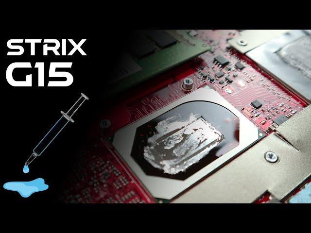 Strix G15 Repaste!  (10870H 2060 115w)