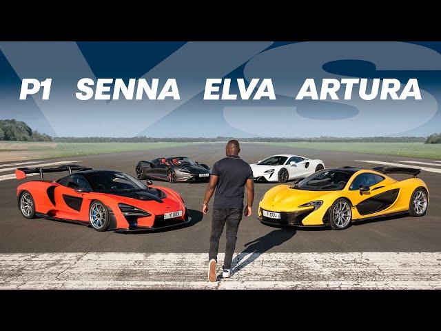 P1 vs Senna vs Elva vs Artura: McLaren Showdown!