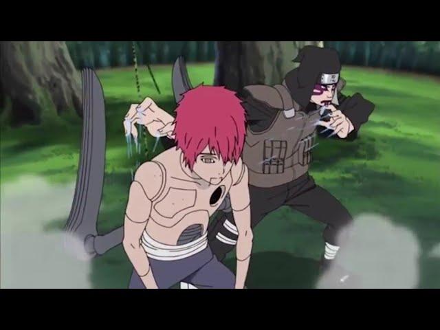 Kankuro, Sai and Omoi vs Reanimated Deidara and Sasori