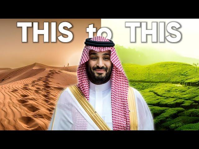 How Saudi Arabia Secretly converting its desert into green land!