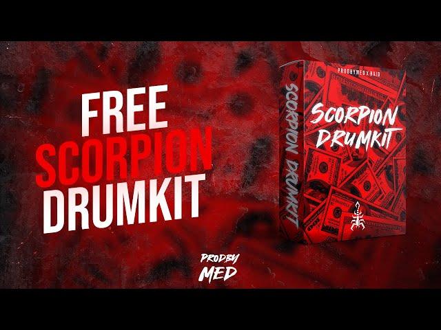 [FREE] UK DRILL "SCORPION" DRUM KIT 2023 + SAMPLE PACK | FREE DRUM KIT 2023