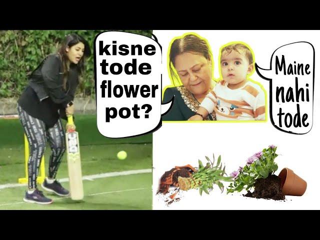 Participated in community cricket | lianna broke a plant pot | HINDI | WITH ENGLISH SUBTITLES