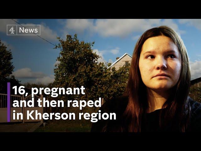 16, pregnant and then raped by a soldier fighting for Russia