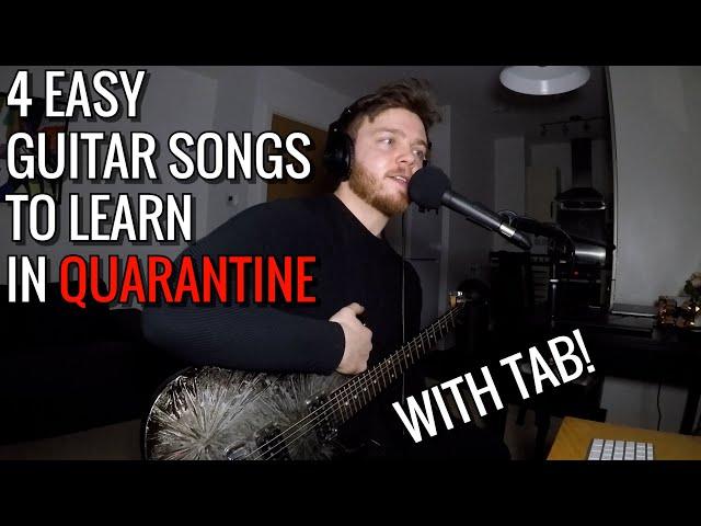 4 Easy Guitar Songs to Learn in Lockdown