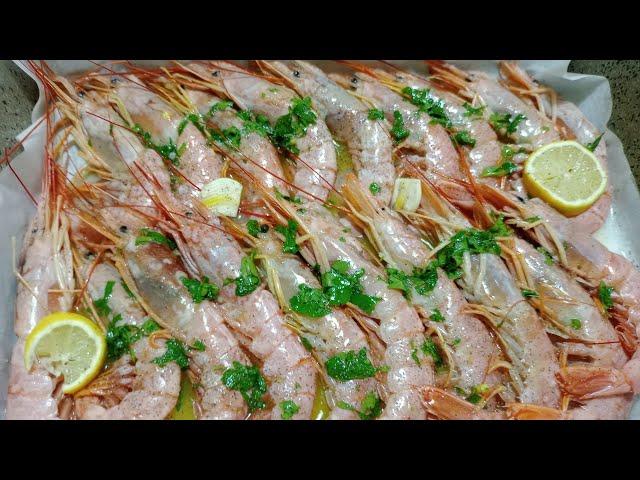 Gamberoni al forno,ricetta di Natale#food#tutorial#natale#pesce