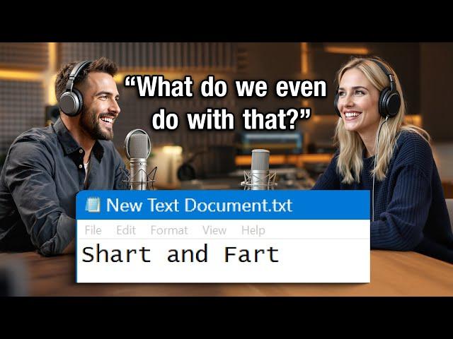 AI Forced To Analyze .txt File That Just Says "Shart and Fart"