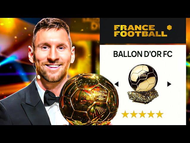 I Built a Ballon d'Or Winners Club…