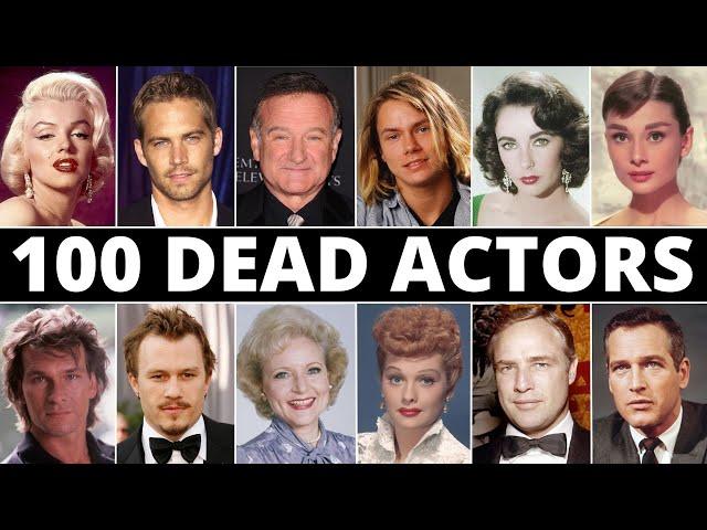 100 Most Famous Dead Actors