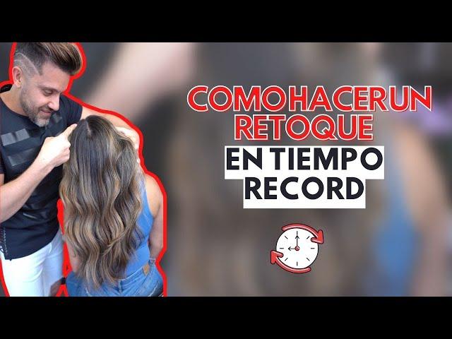 Como hacer un retoque de balayage en TIEMPO RECORD / BY GABRIEL SAMRA