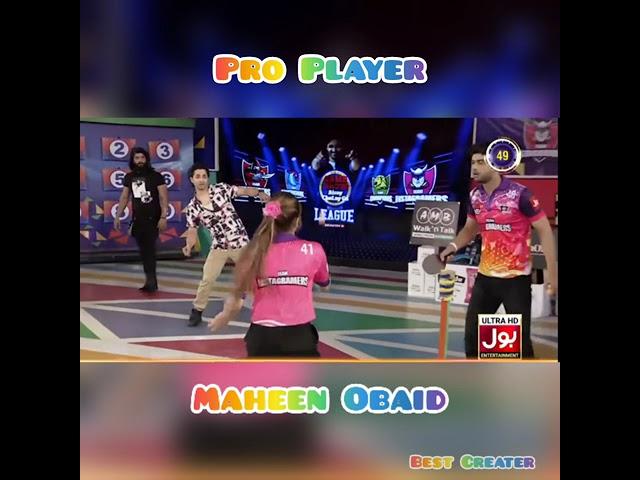 Maheen Obaid || Best Moment || Game Show Aisay Chalay Ga || Pro Player ||