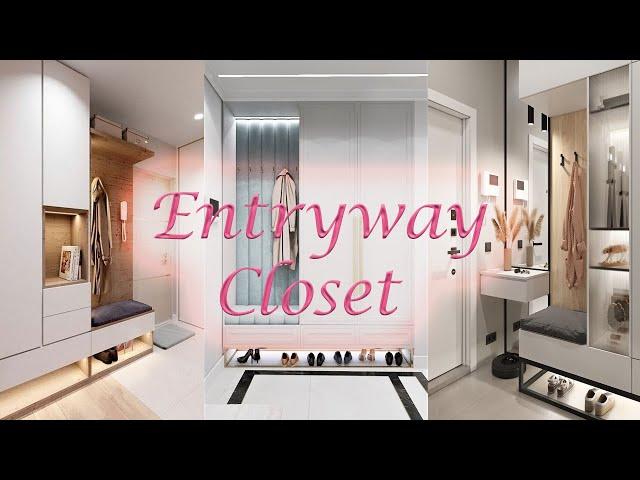 Entryway Closet Design Ideas 2022 || Entrance Wardrobe Design || Enjinia Channel