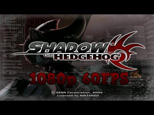 [Dolphin] Shadow The Hedgehog (GCN): 60FPS Gameplay (1080p Full-HD)