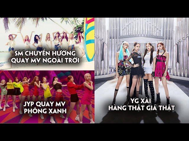 So sánh sự đầu tư cho MV của Big 3:YG sặc mùi tiền,JYP dùng phông xanh nghèo nàn