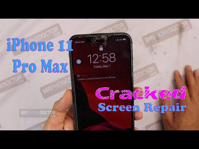 Cracked iPhone 11 Pro Max Screen? - Watch how I repair the glass only!