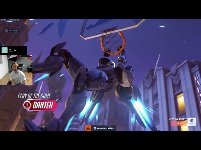 POTG! DANTEH PHARAH GAMEPLAY OVERWATCH 2 SEASON 13 TOP 500