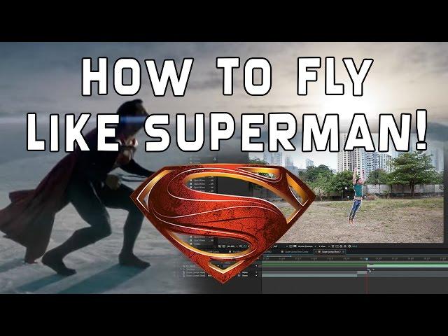 How To Fly Like Superman! // After Effects Tutorial