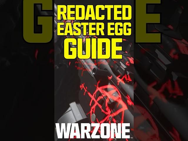 How To Unlock NEW Redacted Easter Egg & Secret Decipher Camo! (MW3 Warzone)