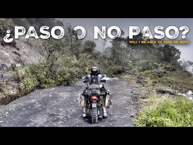 Un DERRUMBE BLOQUEA mi CAMINO hacia LOS LLANOS EN COLOMBIA (S24/E09) VUELTA al MUNDO en MOTO SINEWAN