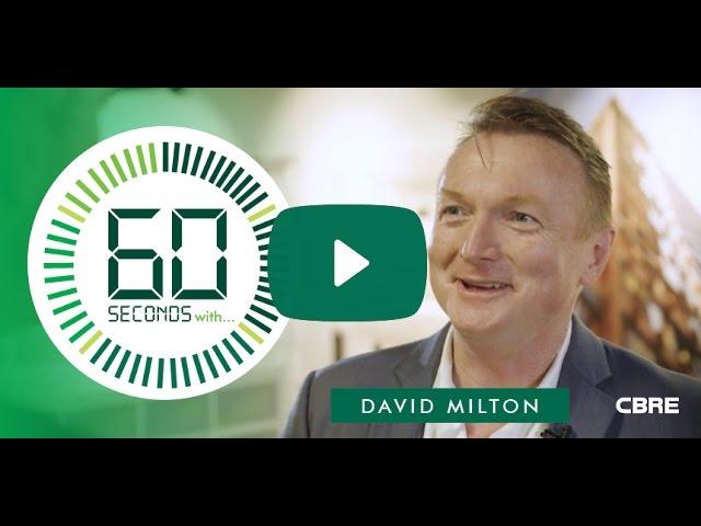 60 seconds with David Milton