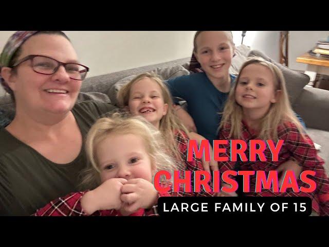 Join us for Christmas// Large Family of 15