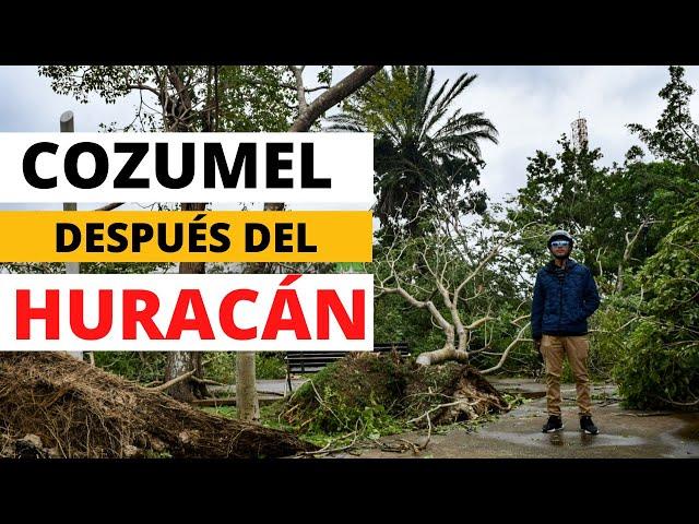 Así quedo COZUMEL después de Delta | Huracán categoría 4 | Estamos Vivos | Joss Barron |