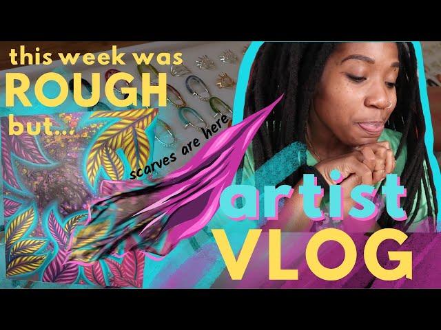 The REALITY of being a full-time artist: ART RANT, struggles, & visiting friends ARTIST VLOG