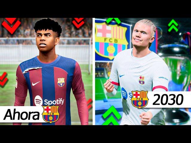 Reconstruyendo al FC BARCELONA hasta 2030 en 1 solo VIDEO