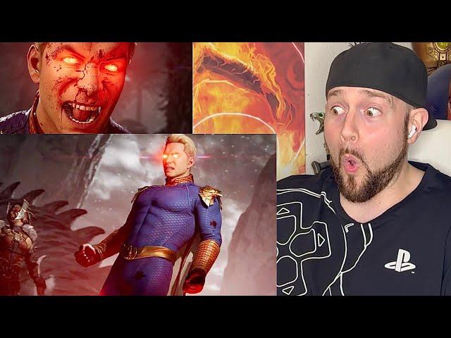 ITS HERE! - Mortal Kombat 1 - Homelander Gameplay Trailer - REACTION | PS5 | XBOX