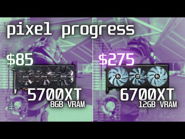 5700XT vs 6700XT \\ Pixel Progress e03 // Starfield 1440 FSR2