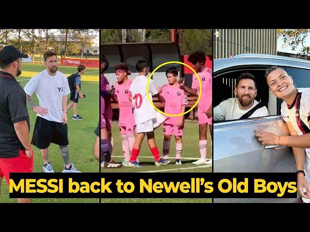 MESSI was spotted back to Newell's Old Boys after the end of season, but... | Football News Today