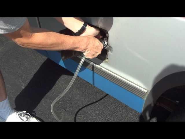 How to siphon gas easily without a pump.