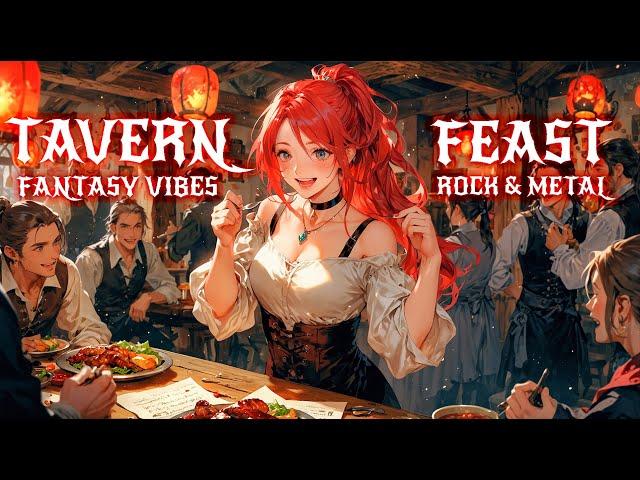 TAVERN FEAST Metal & Rock  2 Hours Fantasy Vibes | for Work, Gaming, & Workouts 