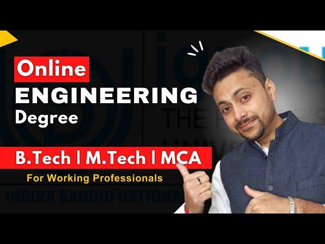 Part-Time Engineering Degree - Valid or NOT || Detail Video || Online B.TECH, M.TECH