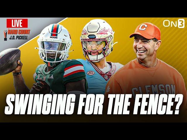 ACC Predictions: FSU, Miami, Clemson | CFB Transfer Portal Shrinking? | CFB 25 Rankings