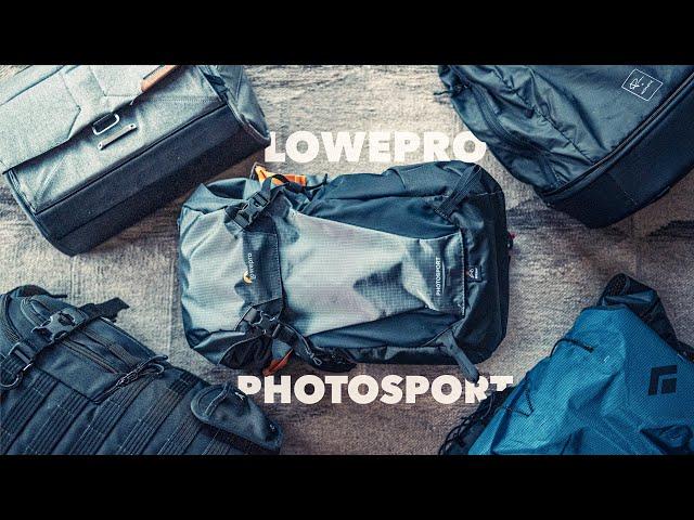 The BEST CAMERA BAG for HIKING | Lowepro Photosport 24l