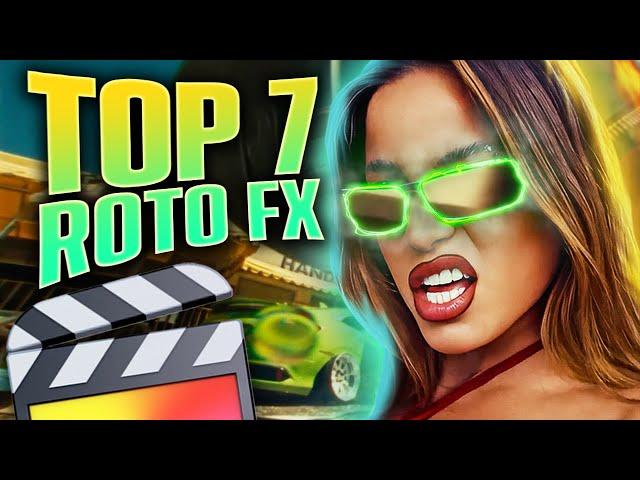 7 ROTOSCOPE Masking Effects for Music Videos in Final Cut Pro X