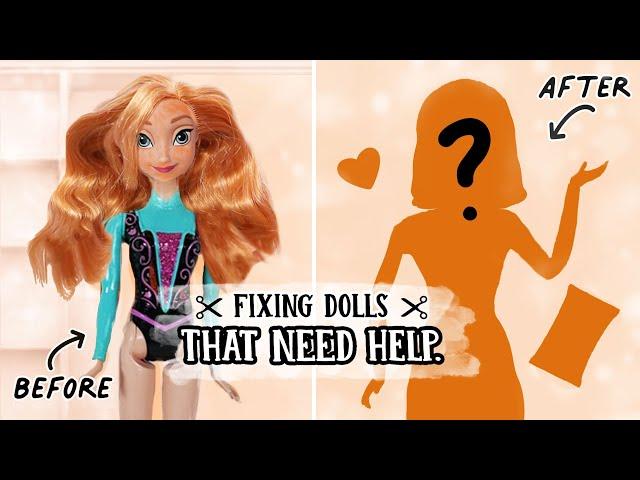 Fixing Dolls That Need Help #4: "Cheetos Anna"