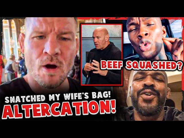 Michael Bisping CHASES DOWN THIEF who attempted to STEAL his WIFE'S BAG! Jon Jones & Israel Adesanya