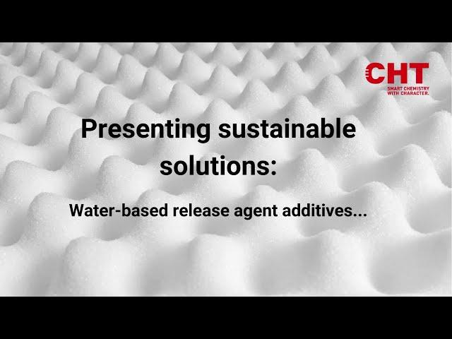 In action: water-based release agents for soft PU foam