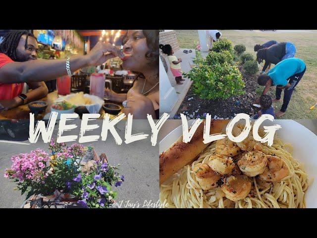 WEEKLY VLOG: GARDENING |COOKING |LUNCH DATE WITH HUSBAND |SHOPPING