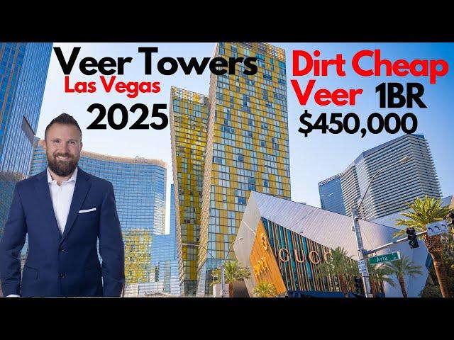 2025 $450K Lowest Price Veer Towers Las Vegas Real Estate for Sale 1BR