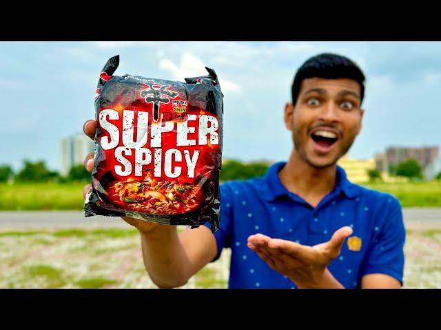 We Tasted World’s Super Spicy Noodles | Spiciest Korean Noodles 