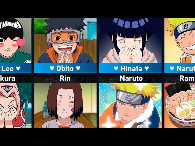 Who Loved Who/What in Naruto