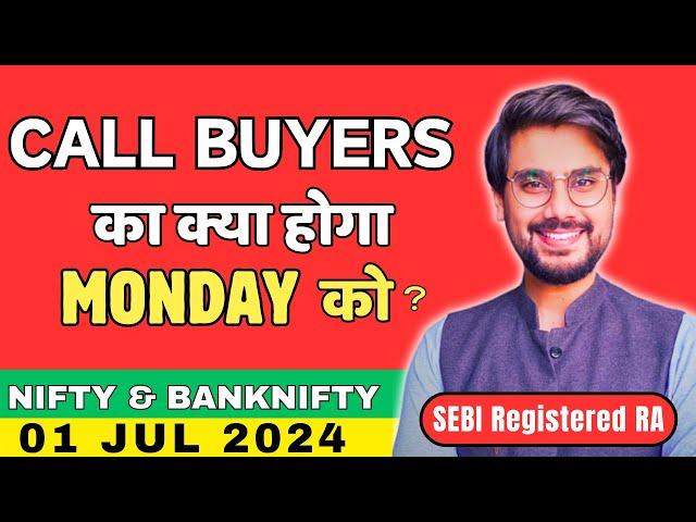 Nifty and BankNifty Prediction for Monday, 1 Jul 2024 | BankNifty Options Monday | Rishi Money