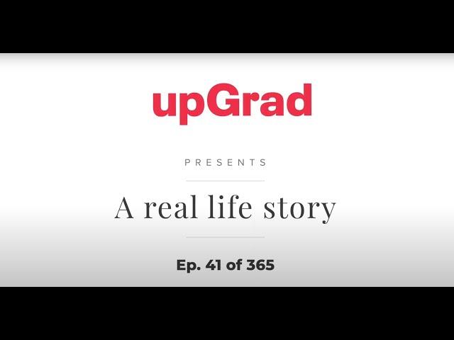 Anoop Omkar | Business Analytics | @upgradcampus | EP 41/365 Real Stories